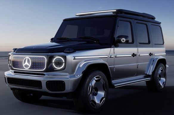 electric g-class in motion