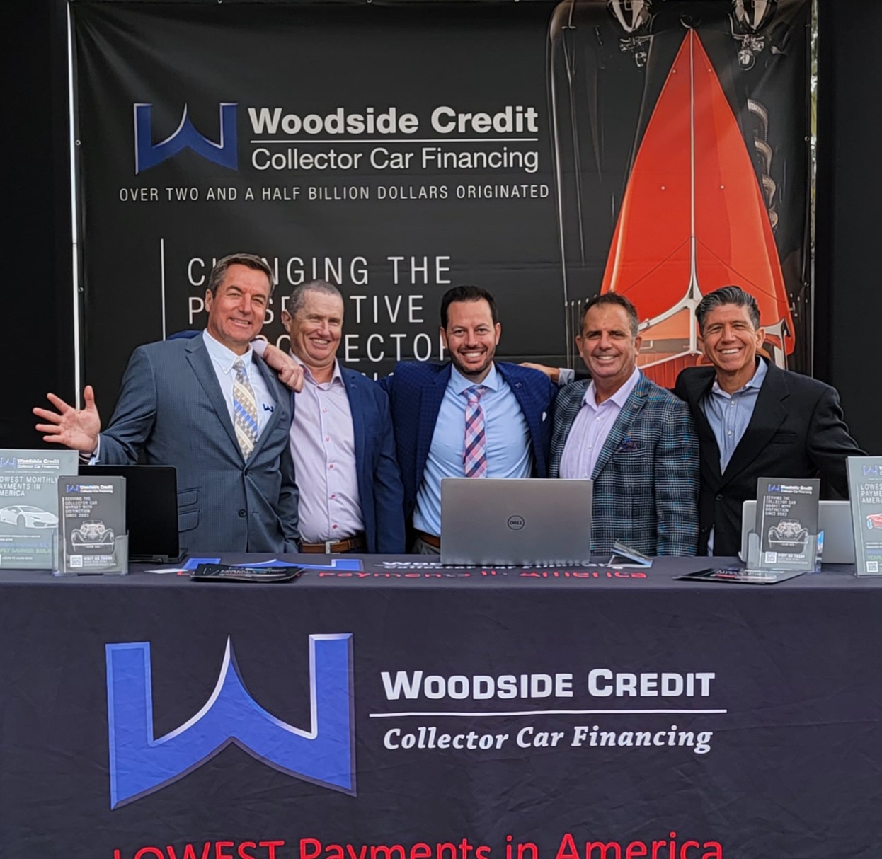 Woodside Credit Booth at Pebble Beach