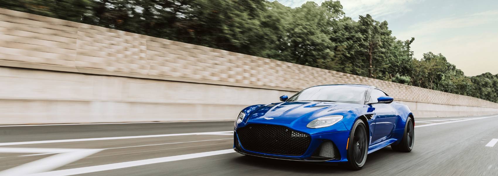 Exotic car lease on road