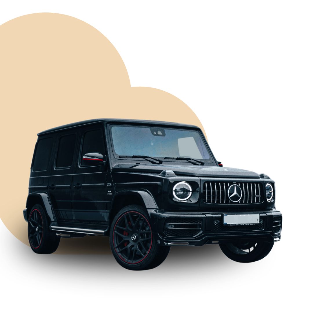 mercedes benz g55 in black