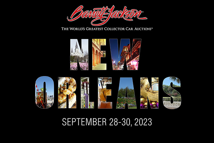 imagery of new orleans for barrett-jackson auction