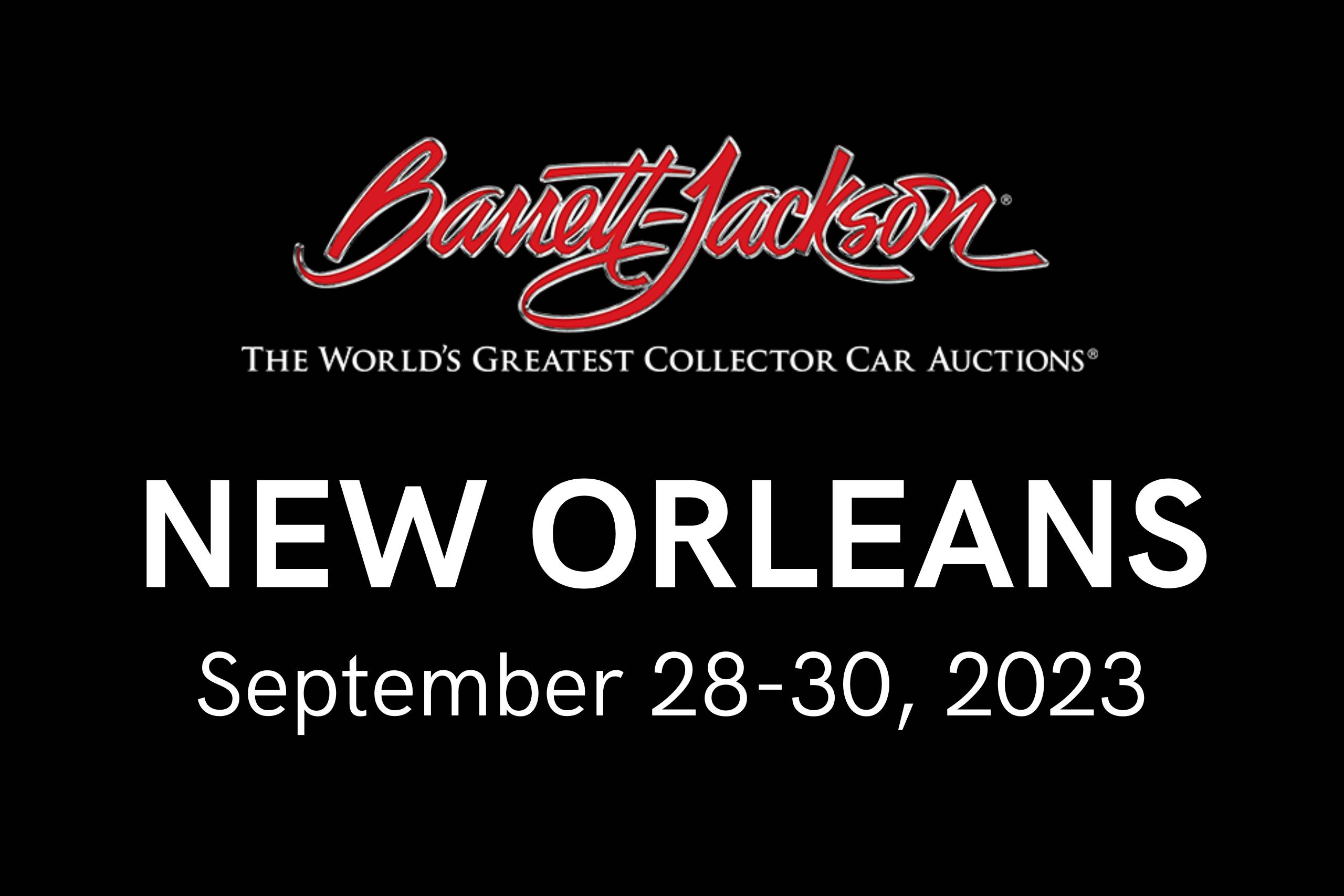 Barrett-Jackson new orleans banner