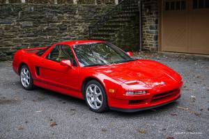 Acura NSX in red