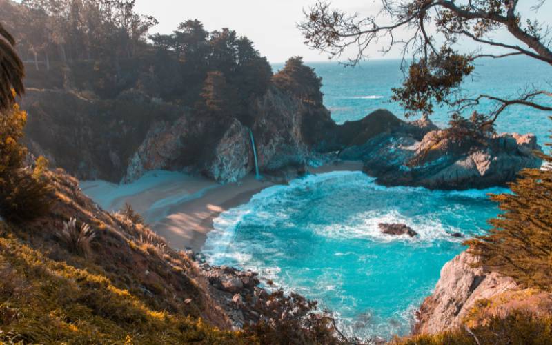 McWay Falls along Pacific Coast Highway, California