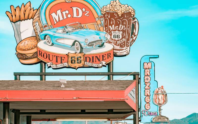 Mr D'z Route 66 Diner, Kingman, Arizona