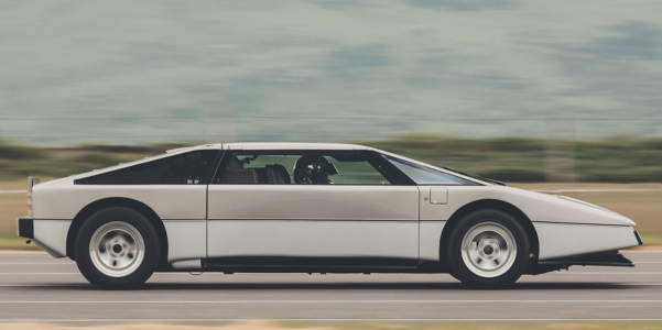 Aston Martin Bulldog on track