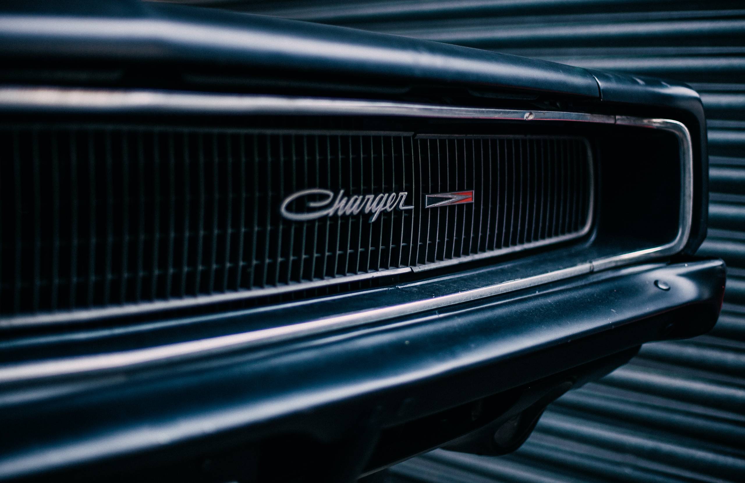 front of dodge challenger