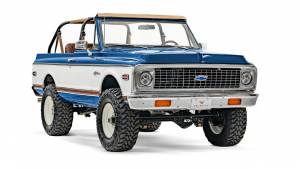 blue top trim velocity restorations k5 blazer classic truck